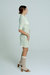 Light Weight Short Sleeve Button Up Cotton Knit Tennis Dress