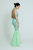 Open Back Cotton Crochet Dress - Green On Green