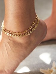 Bold Link Anklet