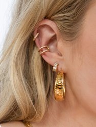 Crystal Hoop Earrings