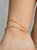Dainty Cuban Anklet - 18k Gold Over Sterling Silver