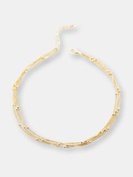 Gold Layered Anklet - 18k Gold Over Sterling Silver