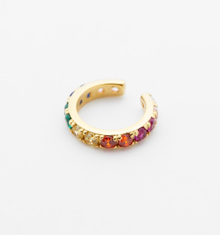 Mini Rainbow Ear Cuff