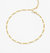 Mini Sunburst Anklet - 18K Gold