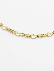 Mini Sunburst Anklet