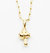 Mushroom Necklace - 18K Gold