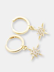 North Star Earrings - Gold