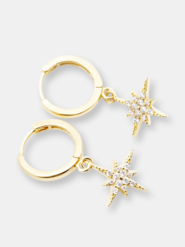 North Star Earrings - Gold