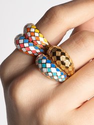 Sunset Checker Ring