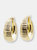 Venetian Hoop Earrings - 18k Gold