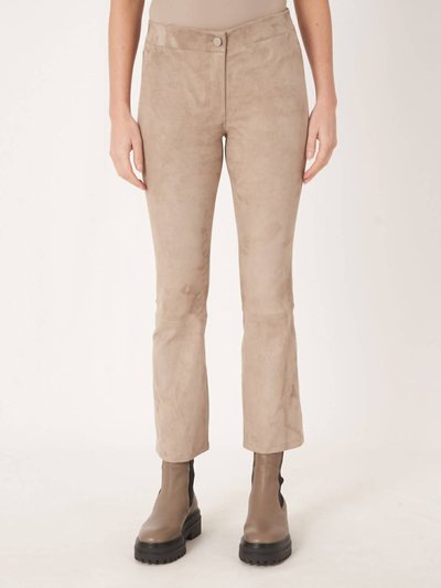 Repeat Cashmere Cropped Bootcut Suede Pants product
