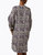 Paisley Linen Dress In Violet