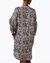 Paisley Linen Dress In Violet