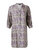 Paisley Linen Dress In Violet