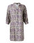 Paisley Linen Dress In Violet