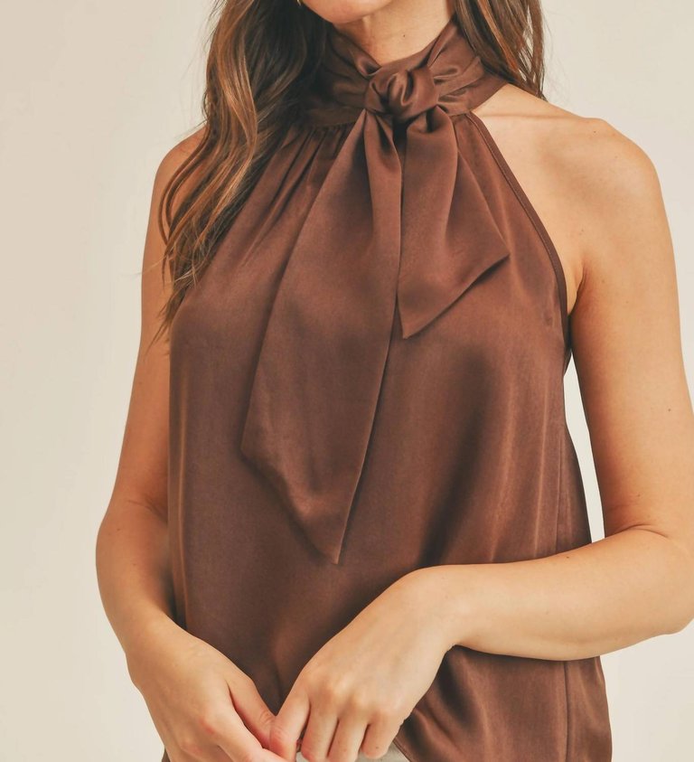 Alani Top In Brown