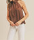 Alani Top In Brown - Brown