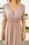 Boho Maxi Dress In Mauve