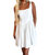 Corset Mini Dress In White