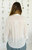 Long Sleeve Neck Tie Blouse In White