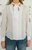 Long Sleeve Neck Tie Blouse In White