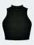 Front Zip Bra Tank - Black