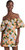 Rhode Women's 100% Linen Mini Dali Dress, Capri Orchard, Orange, Floral Mini - Multicolor