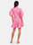 Rosie Puff Sleeve Wrap Mini Dress 