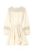 Women'S Ella Tie Belt Macadamia Mini Dress - Off White