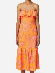 Women's Thea Coral Reef Grande Midi Dress