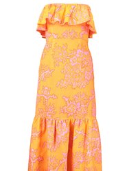 Women's Thea Coral Reef Grande Midi Dress - Multicolor