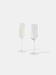 Fluted Champagne Flute