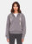 Half Zip Hoodie - Light Heather Grey