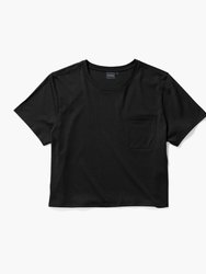 Women's Pima Boxy Crop Tee