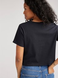 Women's Pima Boxy Crop Tee