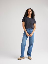 Women's Pima Boxy Crop Tee