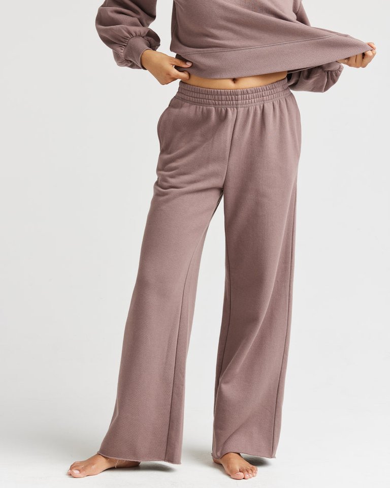 Women's Recycled Fleece Wide Leg Pant