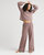 Women's Recycled Fleece Wide Leg Pant - Plum Smoke