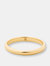 Classic Men's Wedding Band - 18K Yellow Gold