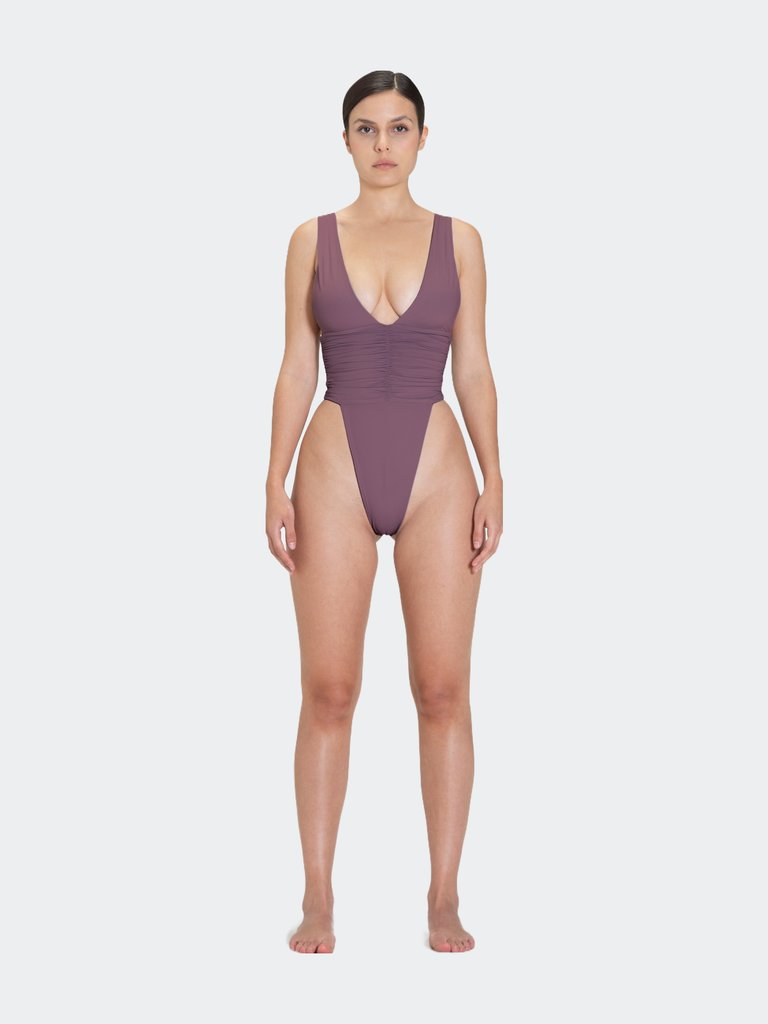 Echo One Piece- Plum - Plum