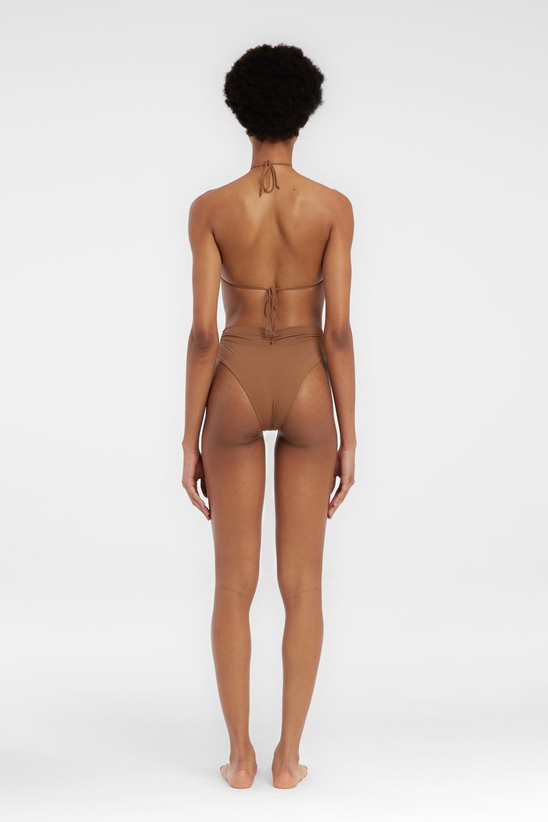 Pico High Waist Bottom - Brown Sugar