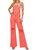 Always Together Overall Jumpsuit In Coral - Coral