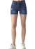 Cuffed Mid-Rise Short - Plus In Dark Wash - Dark Wash