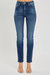 Deliah High Rise Skinny Jeans In Dark Wash - Dark Wash