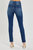 Deliah High Rise Skinny Jeans In Dark Wash