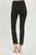 Hannah High Rise Straight Jeans In Black