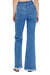 High Rise Front Slit Relaxed Straight Jean In Medium Wash