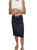 High Rise Pencil Skirt In Black