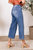 High Rise Wide Leg Jeans In Medium Blue