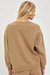 Oversized Step Hem Shirt - Mocha In Mocha